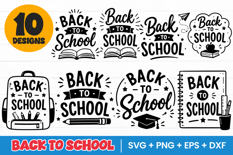 Back to School Teacher Quote Typography SVG PNG