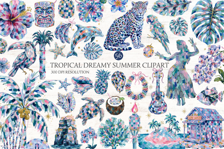 Jungle Leaves Clipart Image 4