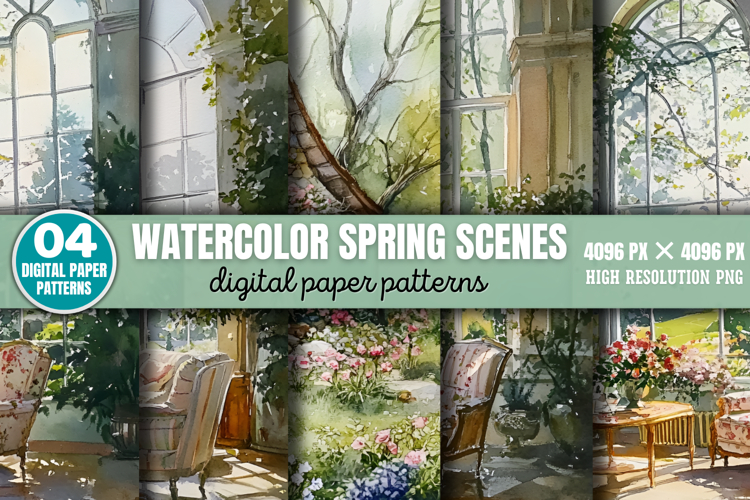 Spring Watercolor Clipart Image 24