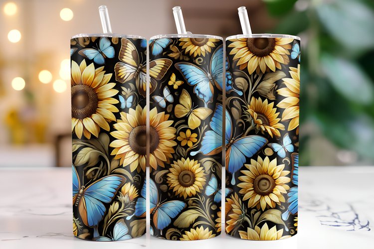 Sunflower Tumbler Wrap | Sublimation