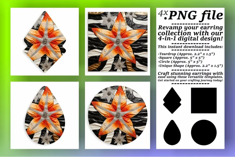 Teardrop Earring Treasures: Sublimation Magic