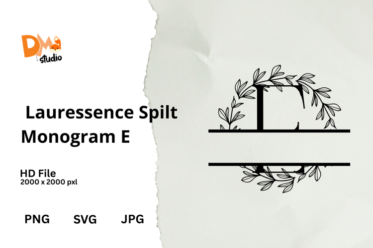 Floral Monogram Letter Svg Image 21