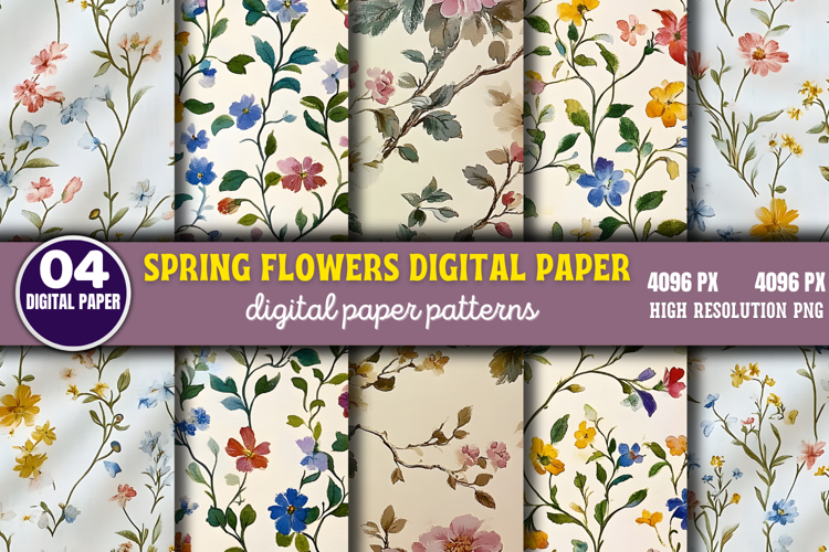 Easter Digital Paper Image 4