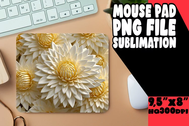 Add Elegance: 3D Flower Pads