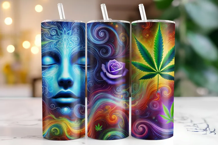Marijuna Tumbler Wrap | Sublimation | Tumblers