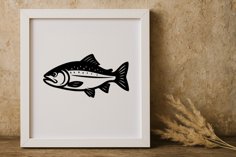 Fishing Dxf Image 9