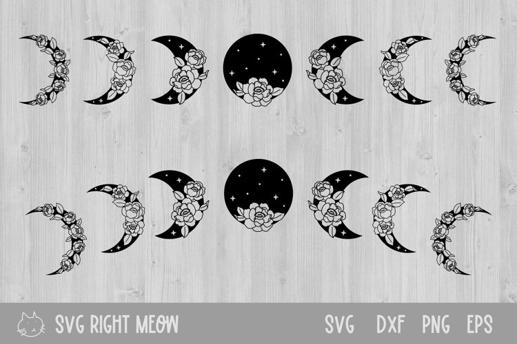 Crescent Moon Svg  Image 2