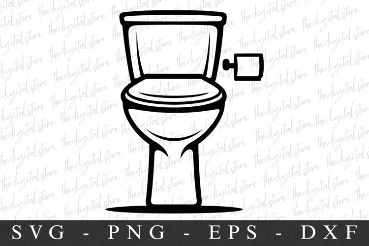 Toilet SVG | SVG Cut files | Cricut