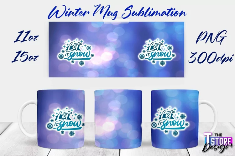 Winter Mug Sublimation | Winter 11 oz |15 oz Mug Sublimation