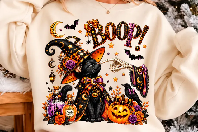 Leopard Boo Ghost Halloween Shirt Sublimation Png