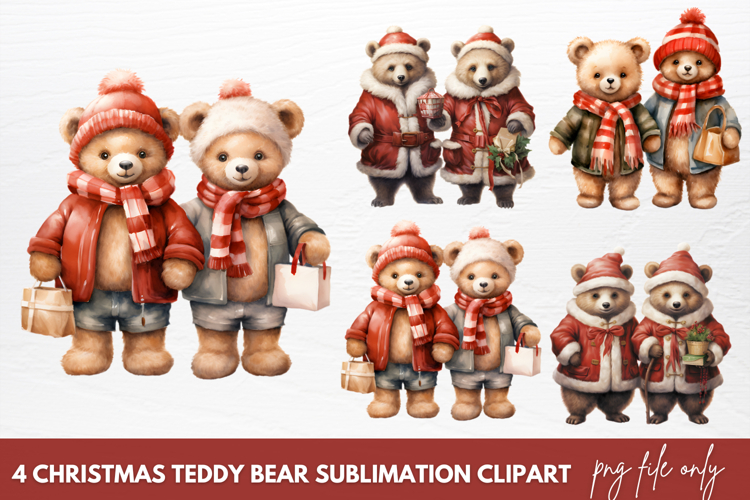 Christmas Bear Clipart Image 19