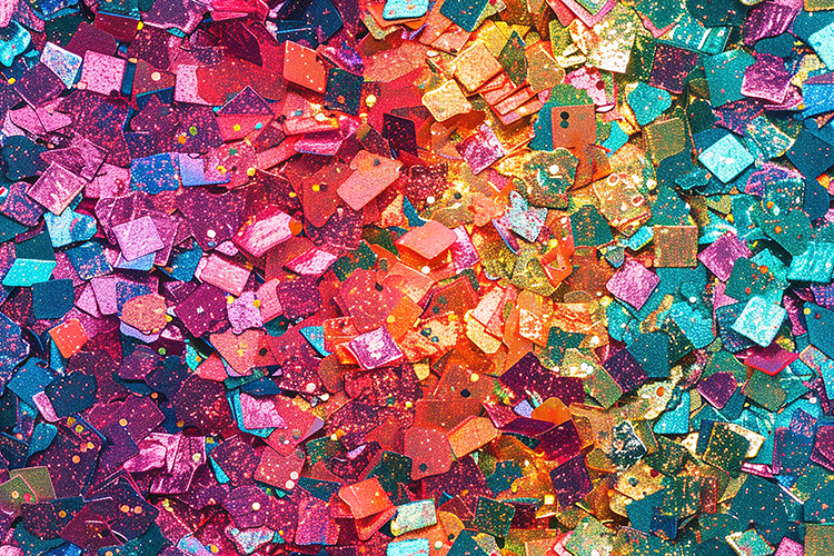 Multicolor Confetti Glitter Background Sparkle Texture