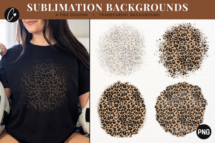 Leopard Print Sublimation Background