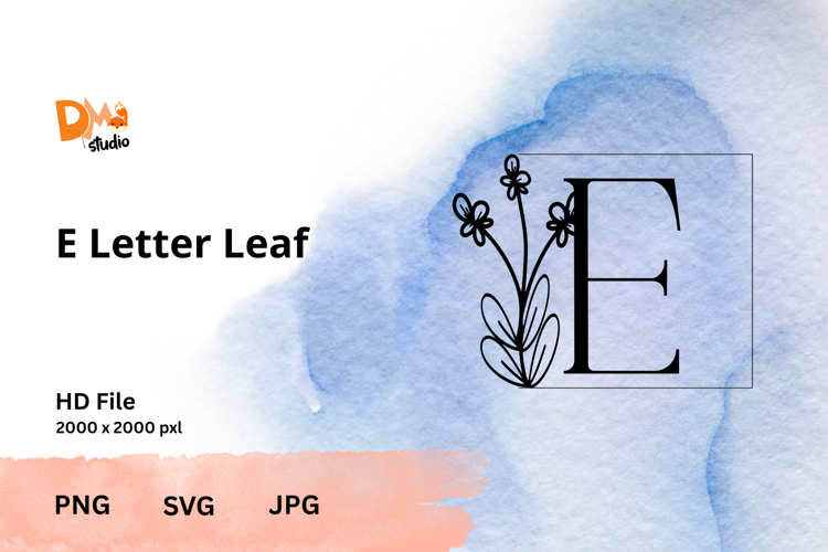 Letter Leaf Monogram