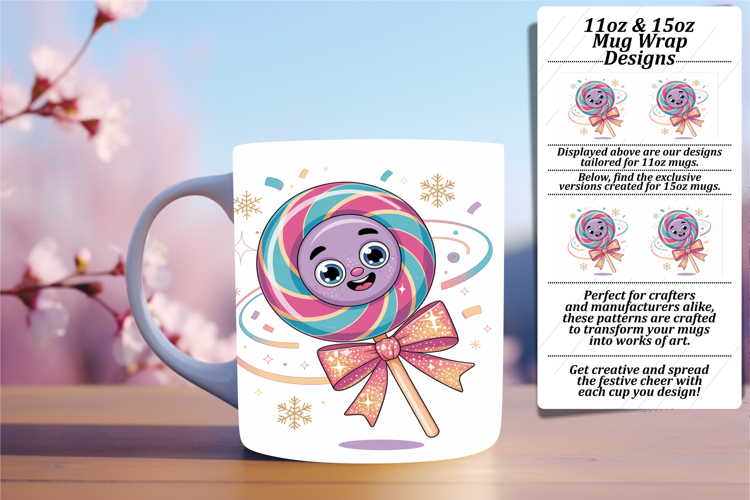 Stunning 15oz Png Mug Wrap Design , Cute Christmas