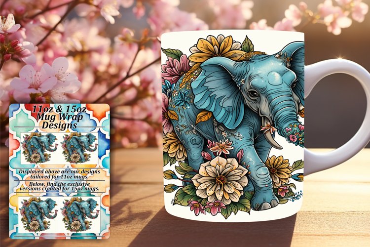 Spring Animal Mug WrapAnimal Kingdom Mug Decor example image 1