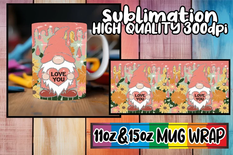 Unique adventures 11oz 15oz sublimation wrap, Valentines