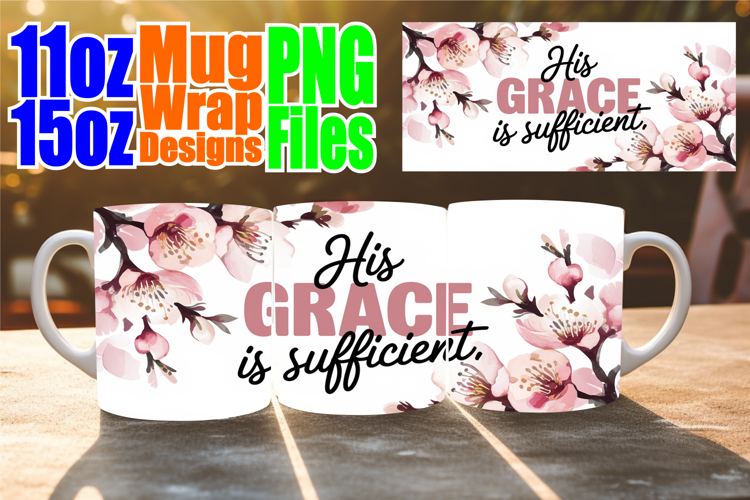 Whimsical nights 11oz 15oz sublimation wrap, Christian