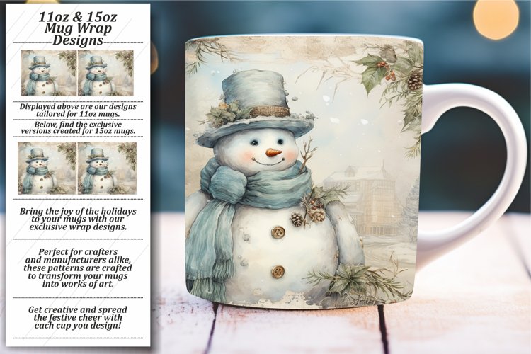 Charming Retro Style Xmas Mug for Cozy Evenings example image 1