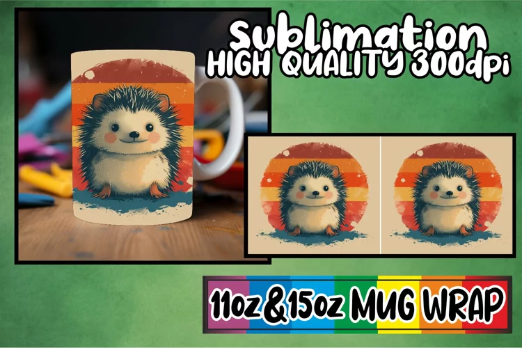 Old-School Animal Mug Wrap