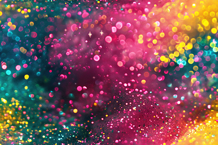 Rainbow Bokeh Glitter Sparkle Abstract Background JPG