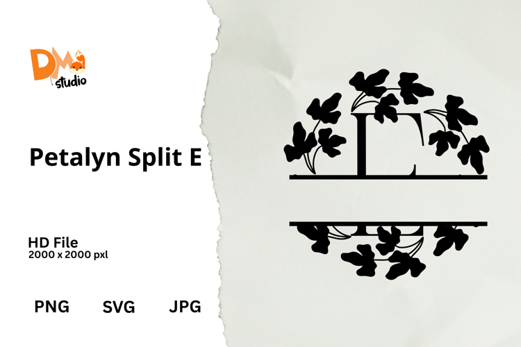 Floral Monogram Letter Svg Image 24