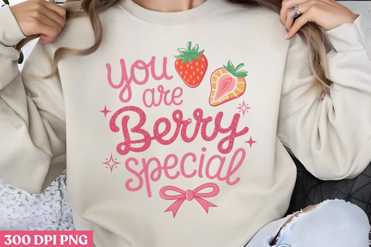 You are Berry Special PNG, Funny Fruits Valentines D