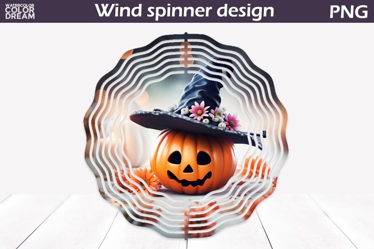 3D Pumpkin Haloween Wind Spinner | Wind Spinner Halloween