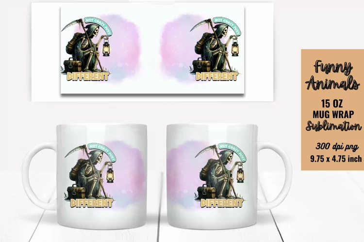 Funny Animals Mug Wrap Sublimation, Mug Wrap PNG