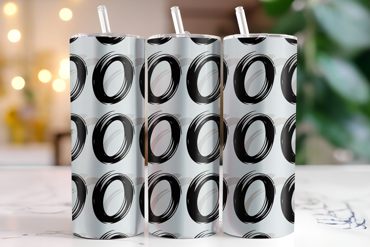 Circles Pattern Tumbler Wrap | Sublimation | Tumblers