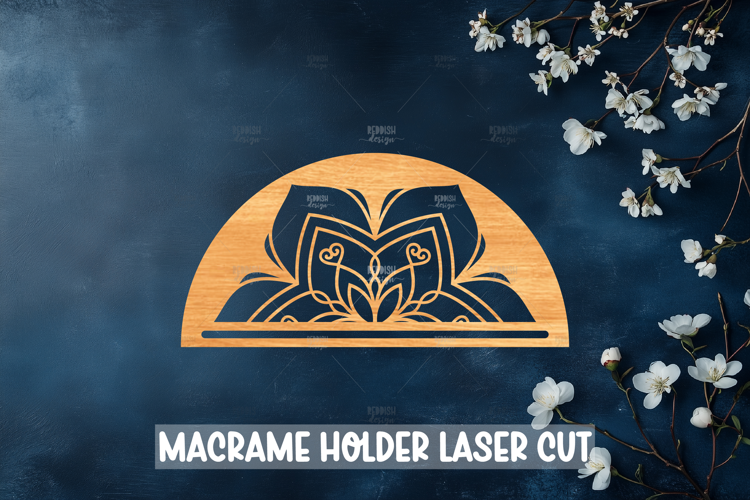 Macrame Holder Laser cut, Home decor Laser Cut