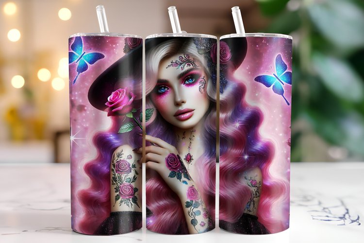 Girl Tumbler Wrap | Sublimation | Tumblers