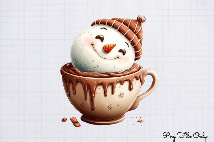 Cute Snowman Clipart Image 19