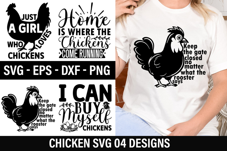 Chicken SVG Design - Home is where the chickens come running