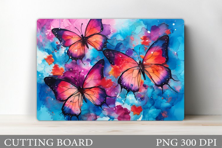 Butterfly Cutting Board. Flower Cutting Board Sublimation