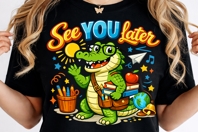 Alligator Teacher Last Day of School Png