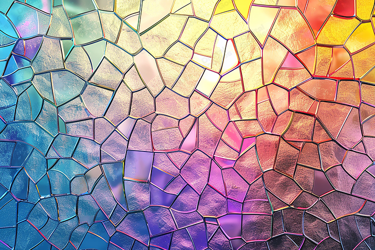Stained Glass Texture Image 13