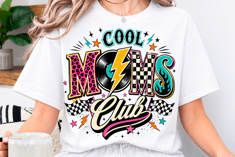 Cool Moms Club Png, Mothers Day Png