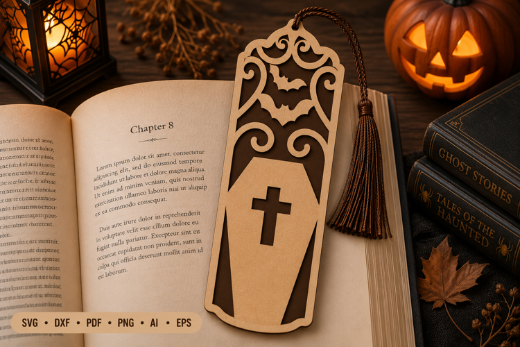 Halloween Bookmark Laser Cut SVG
