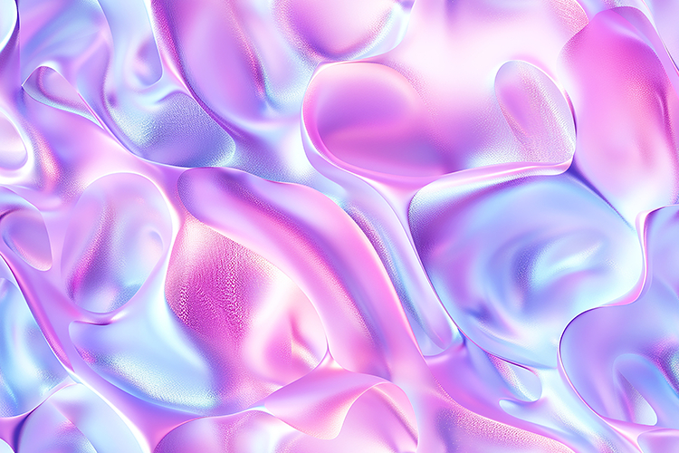 Nebula silk with flowing liquid that catches the light