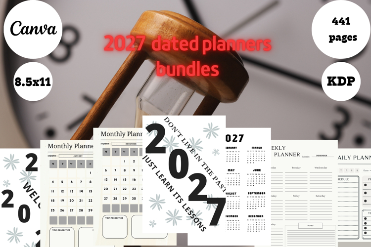Best Simple 2027 Dated Planners Bundle