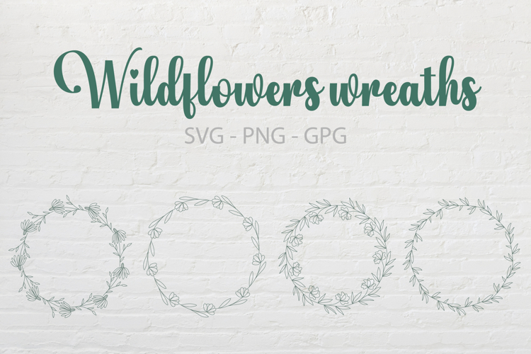 Floral Wreath Svg Image 15