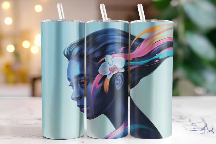 Girl Tumbler Wrap | Sublimation | Tumblers