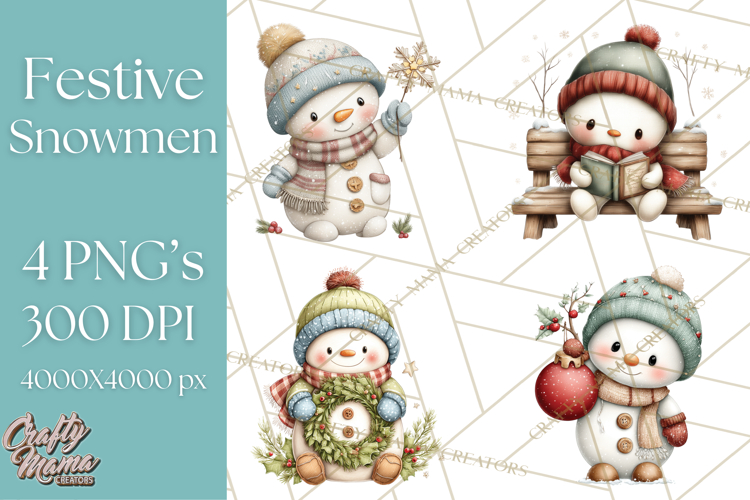 Snowman PNG Image 17