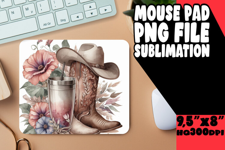 Bright Desk Pad Sublimation Ideas, Western example image 1