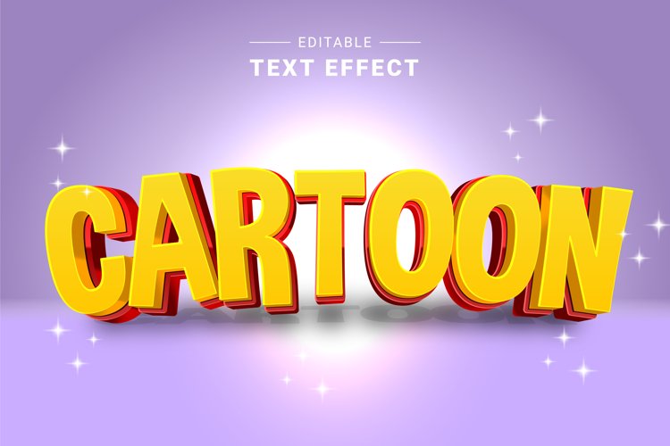 Editable Text Effect for Illustrator. Vector Graphic styles