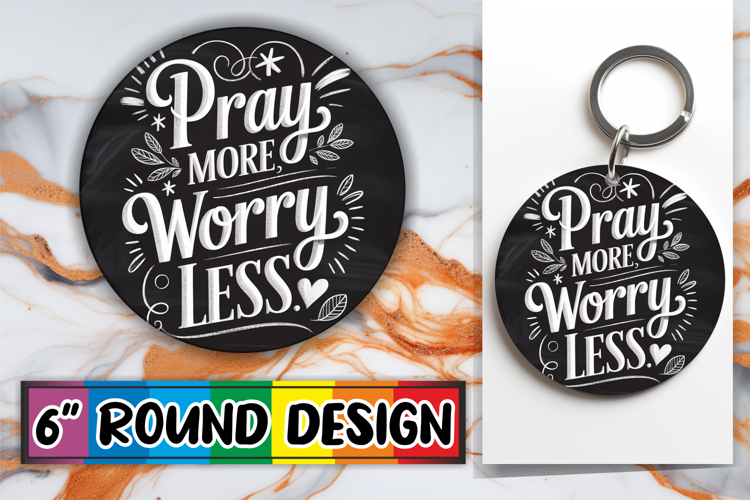 Playful Circle Car Coaster Design, Religious