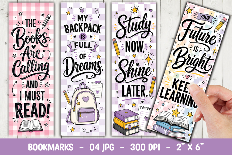 Study Bookmark Sublimation