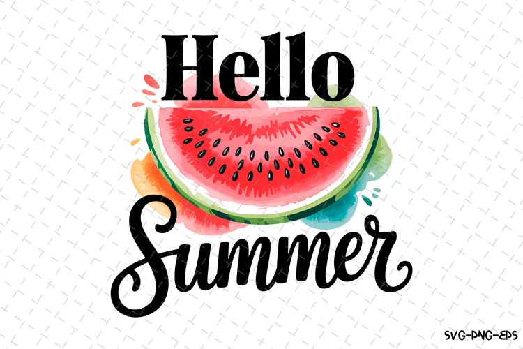 Hello Summer Svg