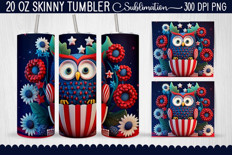 20 Oz Sublimation Tumbler Wrap Image 18